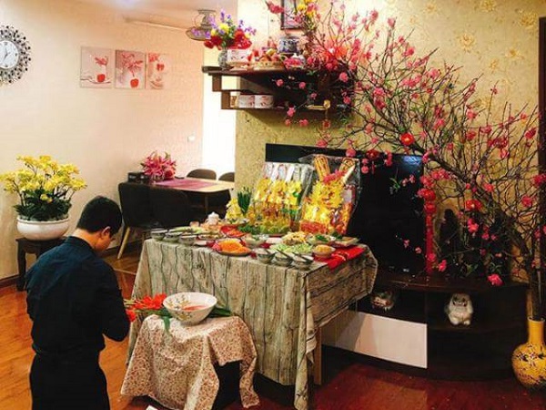 Lễ cúng giao thừa trong nhà