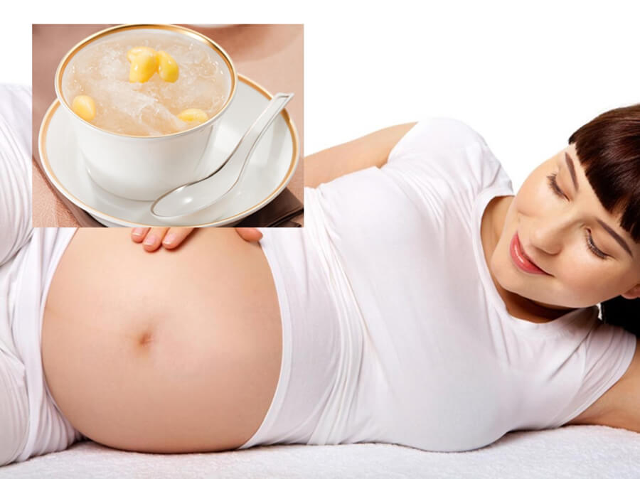 Nên ăn yến sào một tuần mấy lần? 2 che do an yen cho ba bau 2