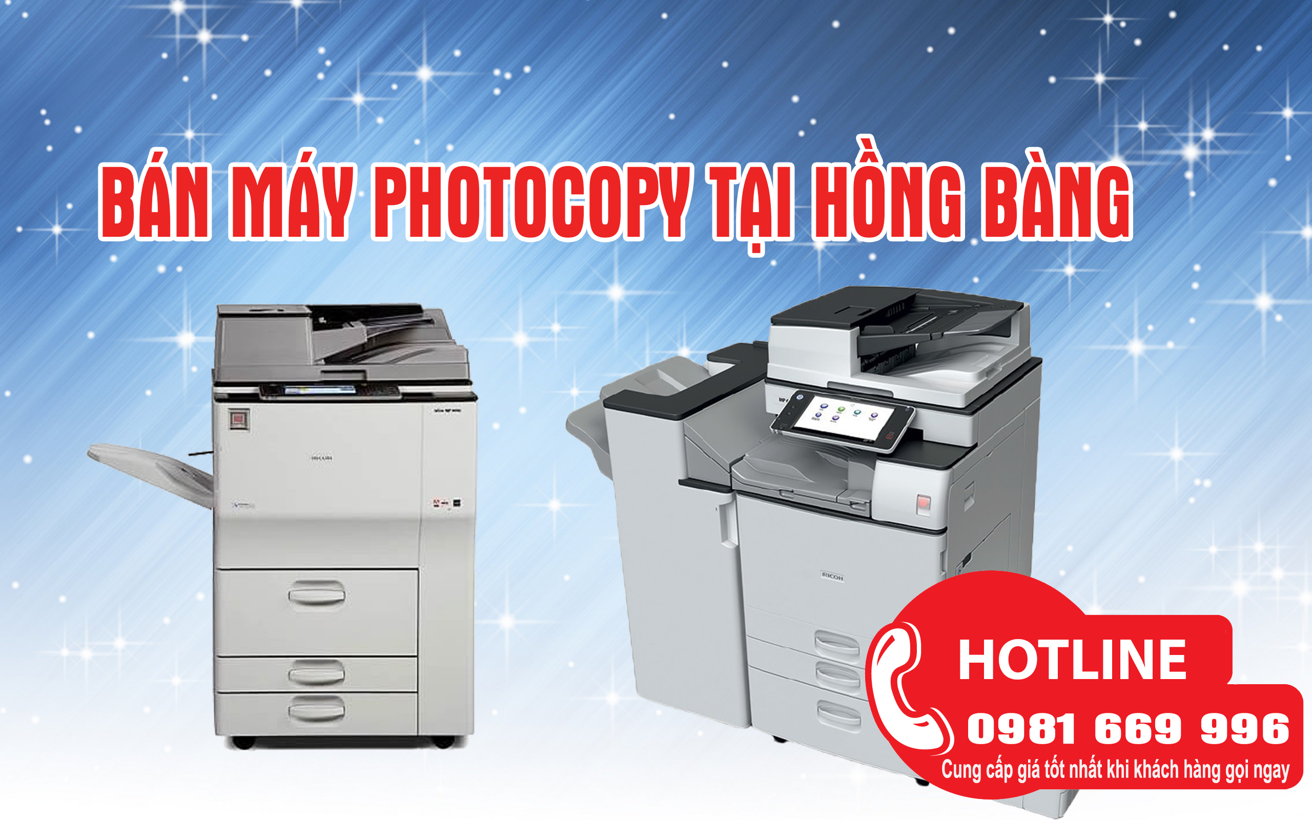 Bán máy photocopy tại Hồng Bàng