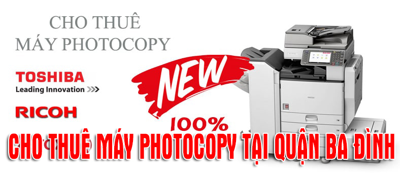 Cho thuê máy photocopy tại Quận Ba Đình Hà Nội
