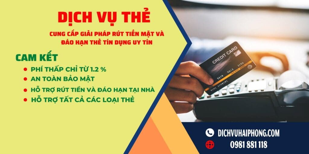 dao han va rut tien the tin dung ha phong
