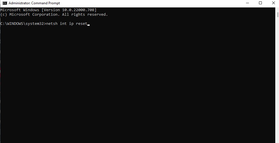 Cách đặt lại địa chỉ TCP / IP trên máy tính Windows 11 2 Reset TCP IP Stack on Windows 1