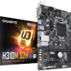 Mainboard Gigabyte H310M-S2H (SK1151v2,2*DDR4)- PCIe Gen2x2 M.2, HDMI,VGA,DVI 1 500 1
