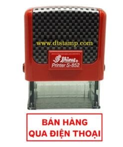 Khắc dấu bán hàng qua điện thoại