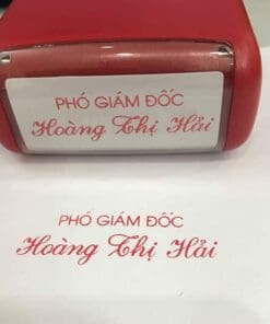 Khắc Dấu Chức Danh