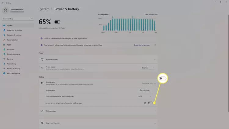 007 turn off auto brightness in windows 10 5189590 1743d8a7a3924e2eb9efa23601aae218