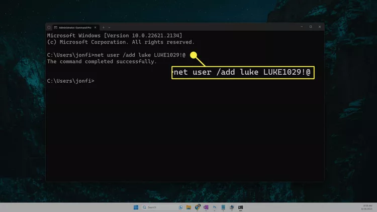 E2 CreateaNewUserinWindows11 annotated cbcf46f52eb64940928d3737d74a0043