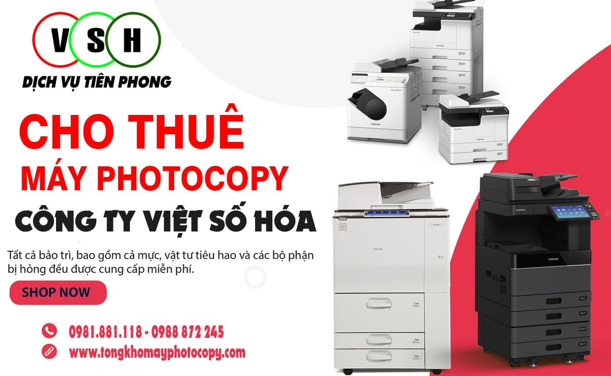 Cho thuê máy photocopy tại Dương Kinh Hải Phòng
