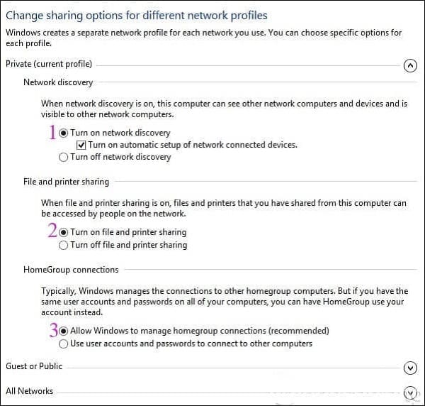 cach chia se va ket noi may in qua mang lan windows 10 6