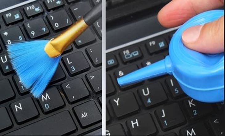 Làm sạch bàn phím Laptop